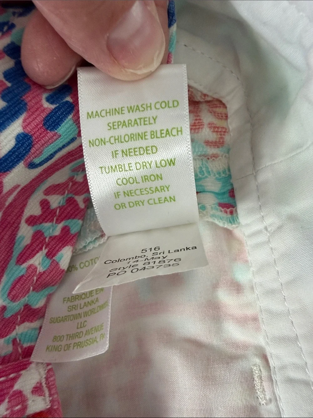 Lilly Pulitzer The Callahan Short Electric Feel Tropical Print Size 6 Women’s